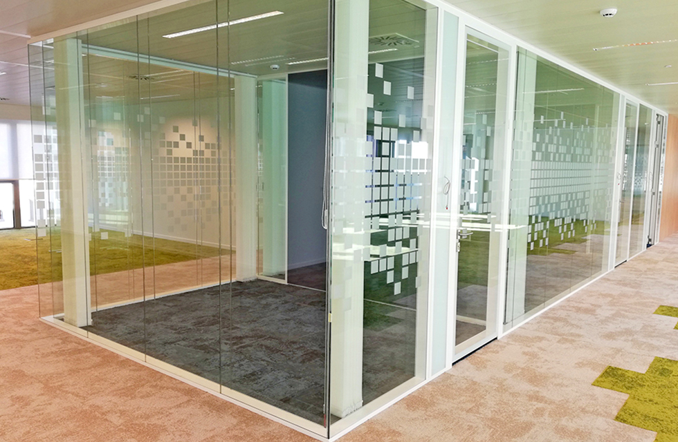 European Parliament building's training rooms